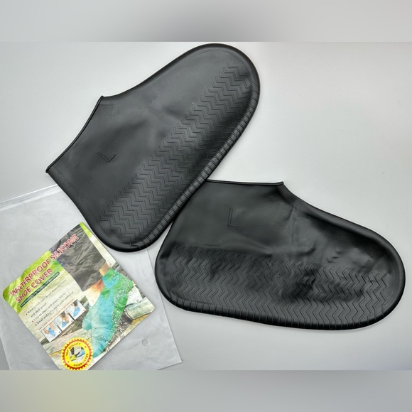 Waterproof Shoe Covers Silicone shoe cover Rainproof Skidproof Over Shoes Boots - Picture 2 of 6